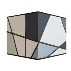 Abat-jours Lampes à Poser Abat-jour Carré Callero Gris 30x30 H 30 -Luminaires Ventes abat jour carre callero gris 30x30 h 30 2