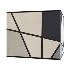 Abat-jours Lampes à Poser Abat-jour Carré Callero Gris 30x30 H 30 -Luminaires Ventes abat jour carre callero gris 30x30 h 30 3