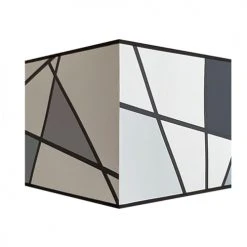 Abat-jours Lampes à Poser Abat-jour Carré Callero Gris 30x30 H 30 -Luminaires Ventes abat jour carre callero gris 30x30 h 30 4