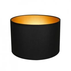 Abat-jours Lampes à Poser Abat-jour Chevet Moyen Noir Et Or T 30 X H 25