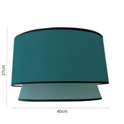 Abat-jours Lampadaires Abat-jour Cleo Bleu T 40 X H 27 -Luminaires Ventes abat jour cleo bleu t 40 x h 27 2