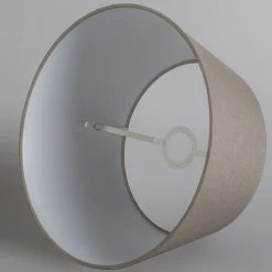 QAZQA Suspensions Abat-jour En Tissu Taupe -Luminaires Ventes abat jour en tissu taupe 2