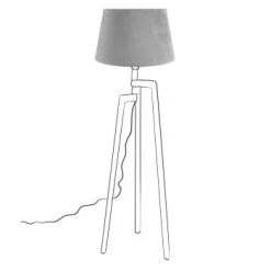 Maisons Du Monde Lampadaires Abat-jour Jaune Moutarde -Luminaires Ventes abat jour en velours gris so me 1000 8 2 197786 1