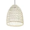LUMISKY Suspensions Abat Jour Intérieur/extérieur Rotin Beige D40cm