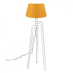 Maisons Du Monde Lampadaires Abat-jour Jaune Moutarde