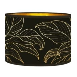 Abat-jours Lampadaires Abat-jour Lampadaire Doré Imprimé Noir Et Or Feuille T 40 X H 25 10 Abat-jours Lampadaires Abat-jour Lampadaire Doré Imprimé Noir Et Or Feuille T 40 X H 25 -Luminaires Ventes abat jour lampadaire dore imprime noir et or feuille t 40 x h 25 3