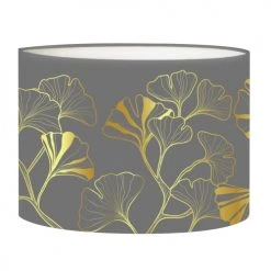 Abat-jours Lampadaires Abat-jour Lampadaire Iris Gris T 45 X H 25