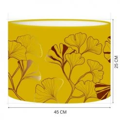 Abat-jours Lampadaires Abat-jour Lampadaire Iris Jaune Moutarde T 45 X H 25 -Luminaires Ventes abat jour lampadaire iris jaune moutarde t 45 x h 25 1