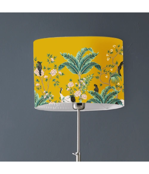 Abat-jours Lampadaires Abat-jour Lampadaire Jungle Jaune Moutarde T 45 X H 25 7 Abat-jours Lampadaires Abat-jour Lampadaire Jungle Jaune Moutarde T 45 X H 25 – Image 5