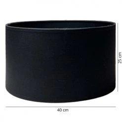 Abat-jours Lampadaires Abat-jour Lampadaire Noir Intérieur Noir T 40 X H 25 -Luminaires Ventes abat jour lampadaire noir interieur noir t 40 x h 25 1