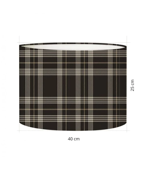 Abat-jours Lampadaires Abat-jour Lampadaire Tartan Cristi T 40 X H 27 5 Abat-jours Lampadaires Abat-jour Lampadaire Tartan Cristi T 40 X H 27 – Image 3