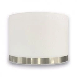 Abat-jours Lampes à Poser Abat-jour Pour Chevet Rond Blanc Jonc Aluminium T 25 X H 20 -Luminaires Ventes abat jour pour chevet rond blanc jonc aluminium t 25 x h 20 3