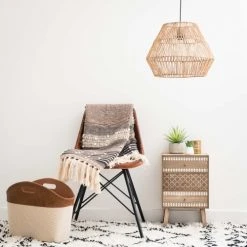 Maisons Du Monde Suspensions Abat-jour Pour Suspension En Fibre Végétale D40 -Luminaires Ventes abat jour pour suspension en fibre vegetale d40 1000 1 11 173605 4