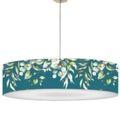 Abat-jours Suspensions Abat-jour Suspension Gris D 60 Cm -Luminaires Ventes abat jour suspension bleu canard d 60 cm