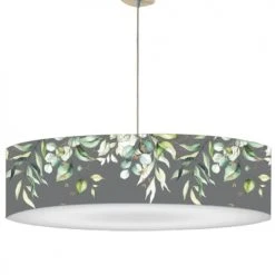 Abat-jours Suspensions Abat-jour Suspension Gris D 60 Cm