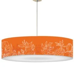 Abat-jours Suspensions Abat-jour Suspension Gris D 60 Cm -Luminaires Ventes abat jour suspension mandarine d 60 cm