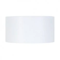 Tosel Lampadaires Abat-jour Tissu Blanc