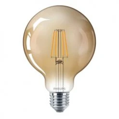 Maisons Du Monde Ampoules Led Ampoule LED Globe E27 35W Claire Ambrée, Coloris Blanc Chaud