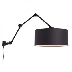 It's About Romi Appliques Murales Et Spots Applique 3 Bras En Métal Et Abat-jour L100cm