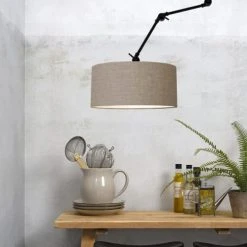 It's About Romi Appliques Murales Et Spots Applique 3 Bras En Métal Et Abat-jour L100cm -Luminaires Ventes applique 3 bras en metal et abat jour l100cm 3