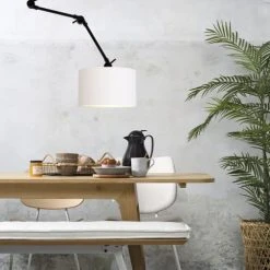 It's About Romi Appliques Murales Et Spots Applique 3 Bras Et Abat-jour Blanc L100cm -Luminaires Ventes applique 3 bras et abat jour blanc l100cm 2