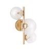 Maisons Du Monde Appliques Murales Et Spots Applique 3 Globes En Verre Et Métal Doré -Luminaires Ventes applique 3 globes en verre et metal dore 1000 4 1 211110 2