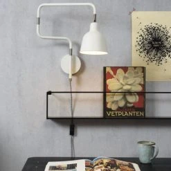 It's About Romi Appliques Murales Et Spots Applique Articulée Métal Blanc L21-57cm -Luminaires Ventes applique articulee metal blanc l21 57cm 2