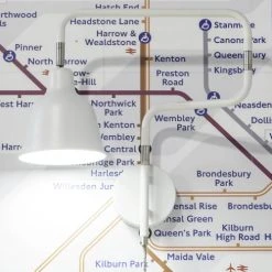 It's About Romi Appliques Murales Et Spots Applique Articulée Métal Blanc L21-57cm -Luminaires Ventes applique articulee metal blanc l21 57cm 3