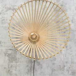 Good & Mojo Appliques Murales Et Spots Applique Asymétrique En Bambou D60 -Luminaires Ventes applique asymetrique en bambou d60 3