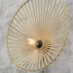 Good & Mojo Appliques Murales Et Spots Applique Asymétrique En Bambou D60 -Luminaires Ventes applique asymetrique en bambou d60 4