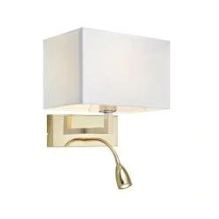 Markslöjd Appliques Murales Et Spots Applique Avec Liseuse LED Flexible Métal/tissu H40cm -Luminaires Ventes applique avec liseuse led flexible metal tissu h40cm 4