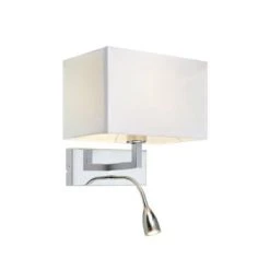 Markslöjd Appliques Murales Et Spots Applique Avec Liseuse LED Flexible Métal/tissu H40cm -Luminaires Ventes applique avec liseuse led flexible metal tissu h40cm 5