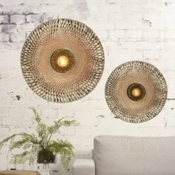 Good & Mojo Appliques Murales Et Spots Applique Bambou D60cm -Luminaires Ventes applique bambou d60cm 2