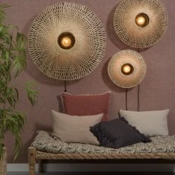 Good & Mojo Appliques Murales Et Spots Applique Bambou D60cm -Luminaires Ventes applique bambou d60cm 4