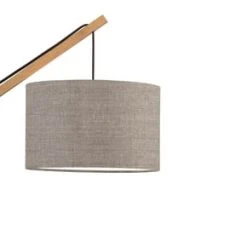 Good & Mojo Appliques Murales Et Spots Applique Bambou/lin Foncé L50cm -Luminaires Ventes applique bambou lin fonce l50cm 4