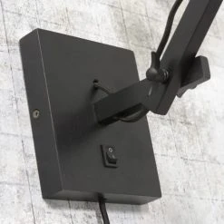 Good & Mojo Appliques Murales Et Spots Applique Bambou/lin Noir L50cm -Luminaires Ventes applique bambou lin noir l50cm 7