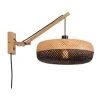 Good & Mojo Appliques Murales Et Spots Applique Bambou Noir 2 Bras L55cm -Luminaires Ventes applique bambou noir 2 bras l55cm