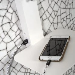 It's About Romi Appliques Murales Et Spots Applique Blanche Avec Tablette H25cm -Luminaires Ventes applique blanche avec tablette h25cm 5