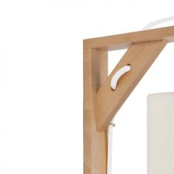 Tosel Appliques Murales Et Spots Applique Bois Naturel Et Blanc -Luminaires Ventes applique bois naturel et blanc 2