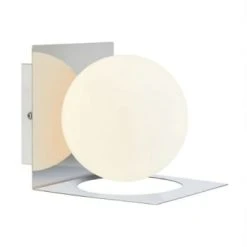 Markslöjd Appliques Murales Et Spots Applique De Salle De Bain Métal Noir/verre Dépoli D12cm -Luminaires Ventes applique de salle de bain metal argent verre depoli d12cm