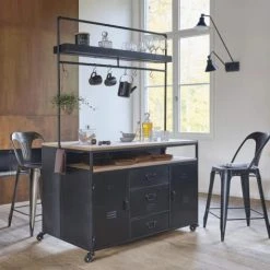 Maisons Du Monde Appliques Murales Et Spots Applique Double Articulée En Métal Noir Mat -Luminaires Ventes applique double articulee en metal noir mat 1000 8 12 210383 3