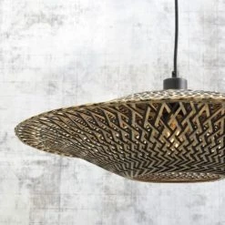 Good & Mojo Appliques Murales Et Spots Applique En Bambou Noir 2 Bras L55cm -Luminaires Ventes applique en bambou noir 2 bras l55cm 4