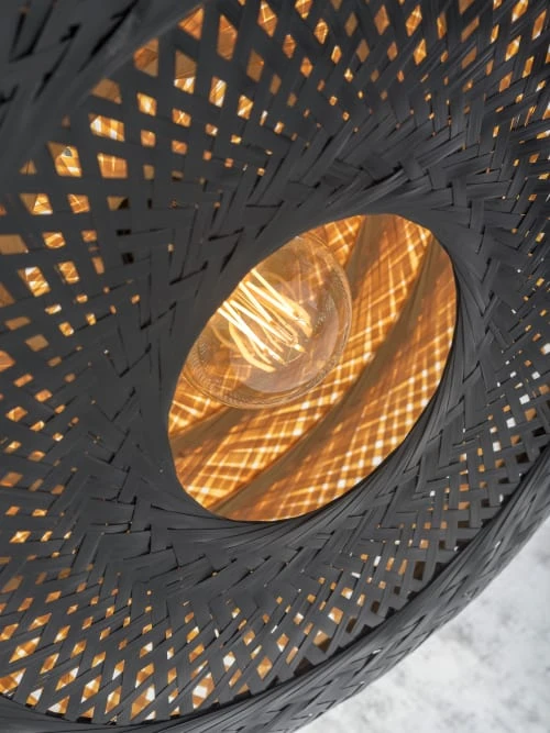 Good & Mojo Appliques Murales Et Spots Applique En Bambou Noir 3 Bras L105cm 5 Good & Mojo Appliques Murales Et Spots Applique En Bambou Noir 3 Bras L105cm – Image 3