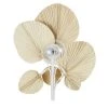 Maisons Du Monde Appliques Murales Et Spots Applique En Métal Blanc Orné De Feuilles En Fibre De Palmier Et Globe En Verre -Luminaires Ventes applique en metal blanc orne de feuilles en fibre de palmier et globe en verre 1000 10 31 226433 1