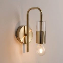 Maisons Du Monde Appliques Murales Et Spots Applique En Métal Doré Et Verre -Luminaires Ventes applique en metal dore et verre 1000 3 1 196965 2