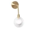 Maisons Du Monde Appliques Murales Et Spots Applique En Métal Doré Et Verre H34