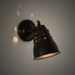 Maisons Du Monde Appliques Murales Et Spots Applique En Métal Noir -Luminaires Ventes applique en metal noir 1000 4 3 135426 5