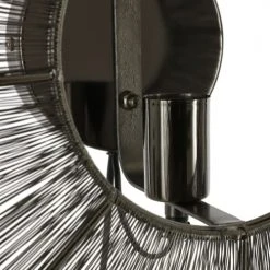 Mica Decorations Appliques Murales Et Spots Applique En Métal Noir D60 -Luminaires Ventes applique en metal noir d60 2