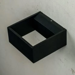 Dyberg Larsen Appliques Murales Et Spots Applique En Métal Noir Mat Et Verre, H 6 Cm D 13 Cm -Luminaires Ventes applique en metal noir mat et verre h 6 cm d 13 cm 3