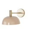 Maisons Du Monde Appliques Murales Et Spots Applique En Métal Teinté Crème Et Laiton -Luminaires Ventes applique en metal teinte creme et laiton 1000 12 14 219159 1